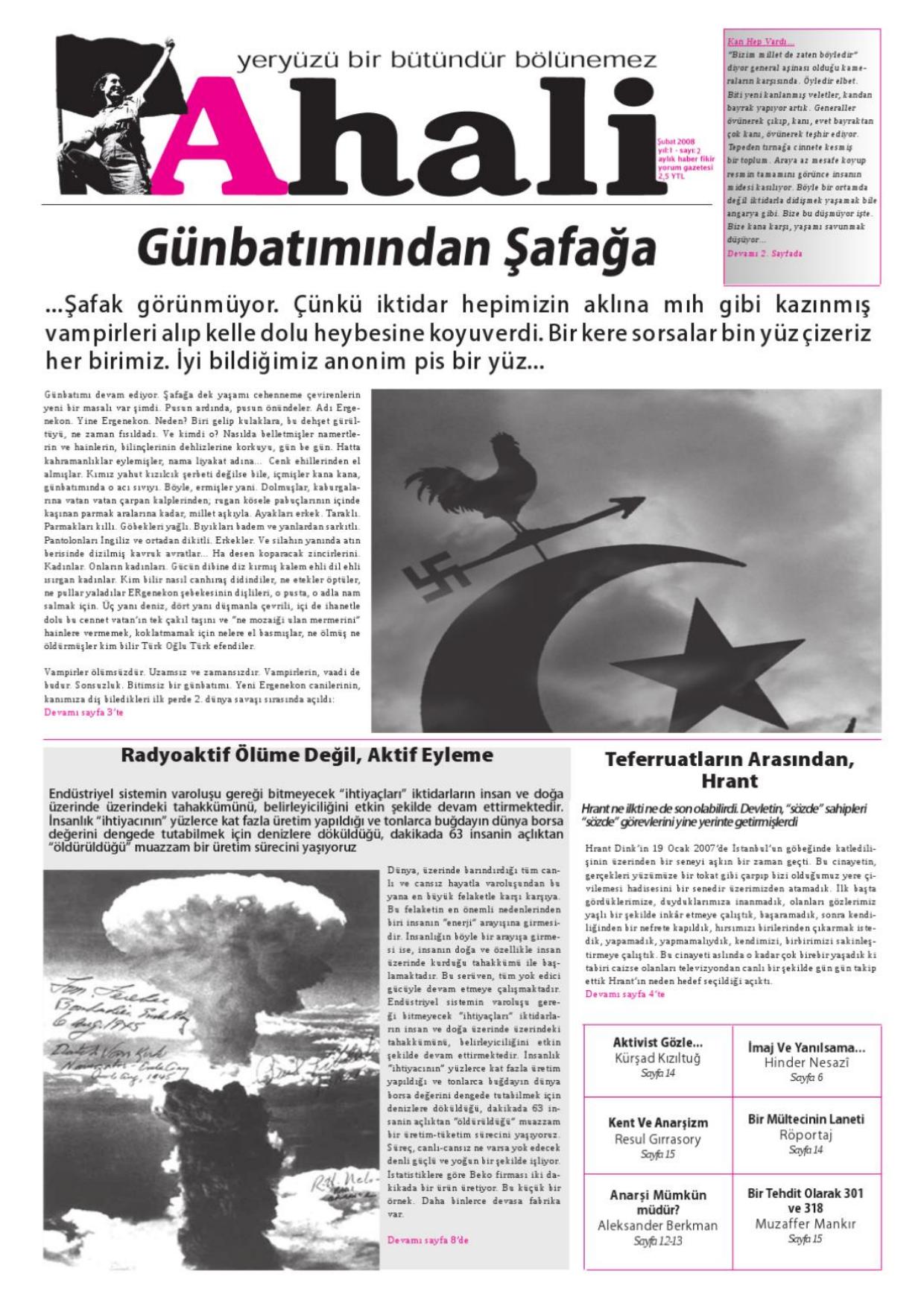 2. Sayı - Ahali Gazetesi