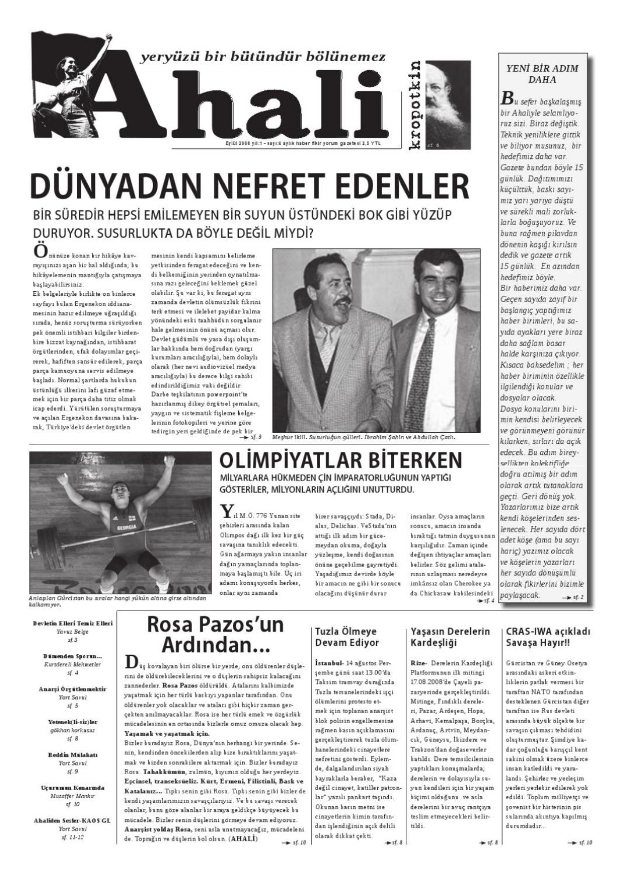 6. Sayı - Ahali Gazetesi