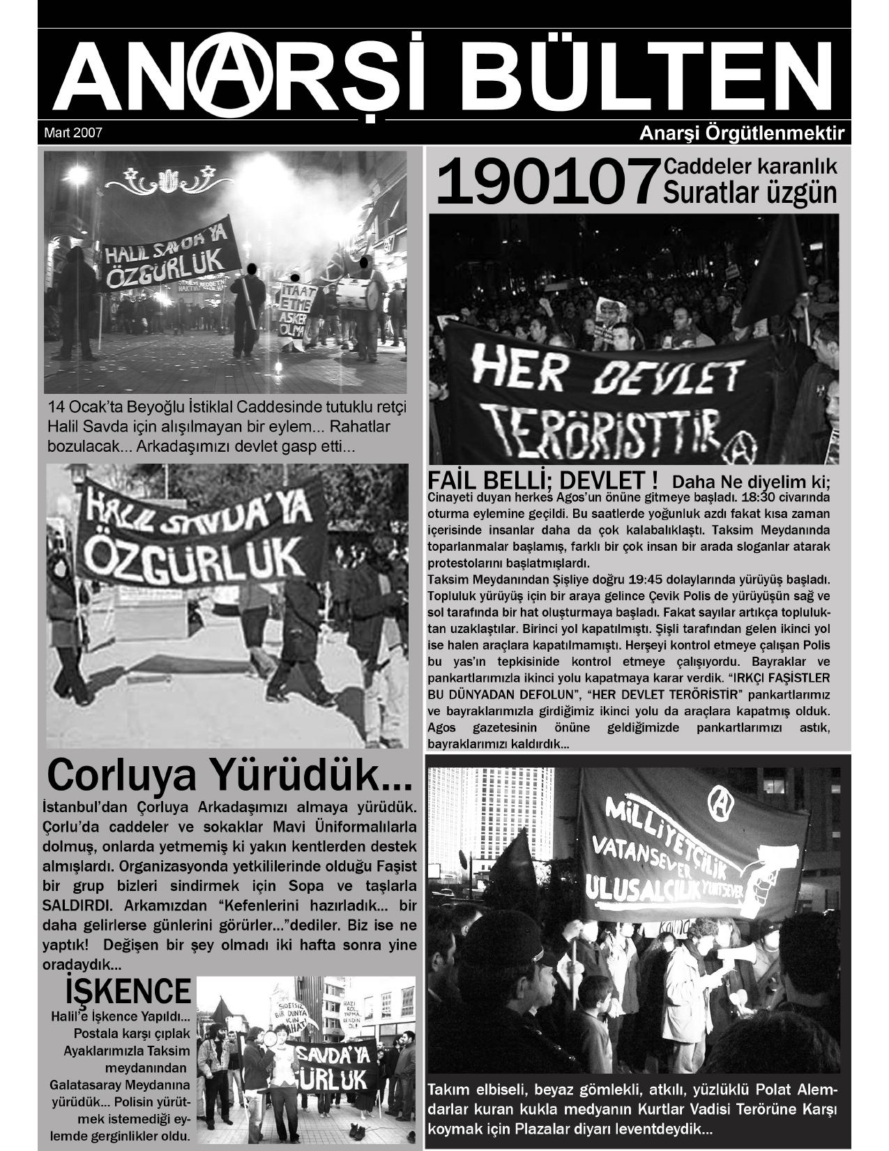 3. Sayı - Anarşi Bülten