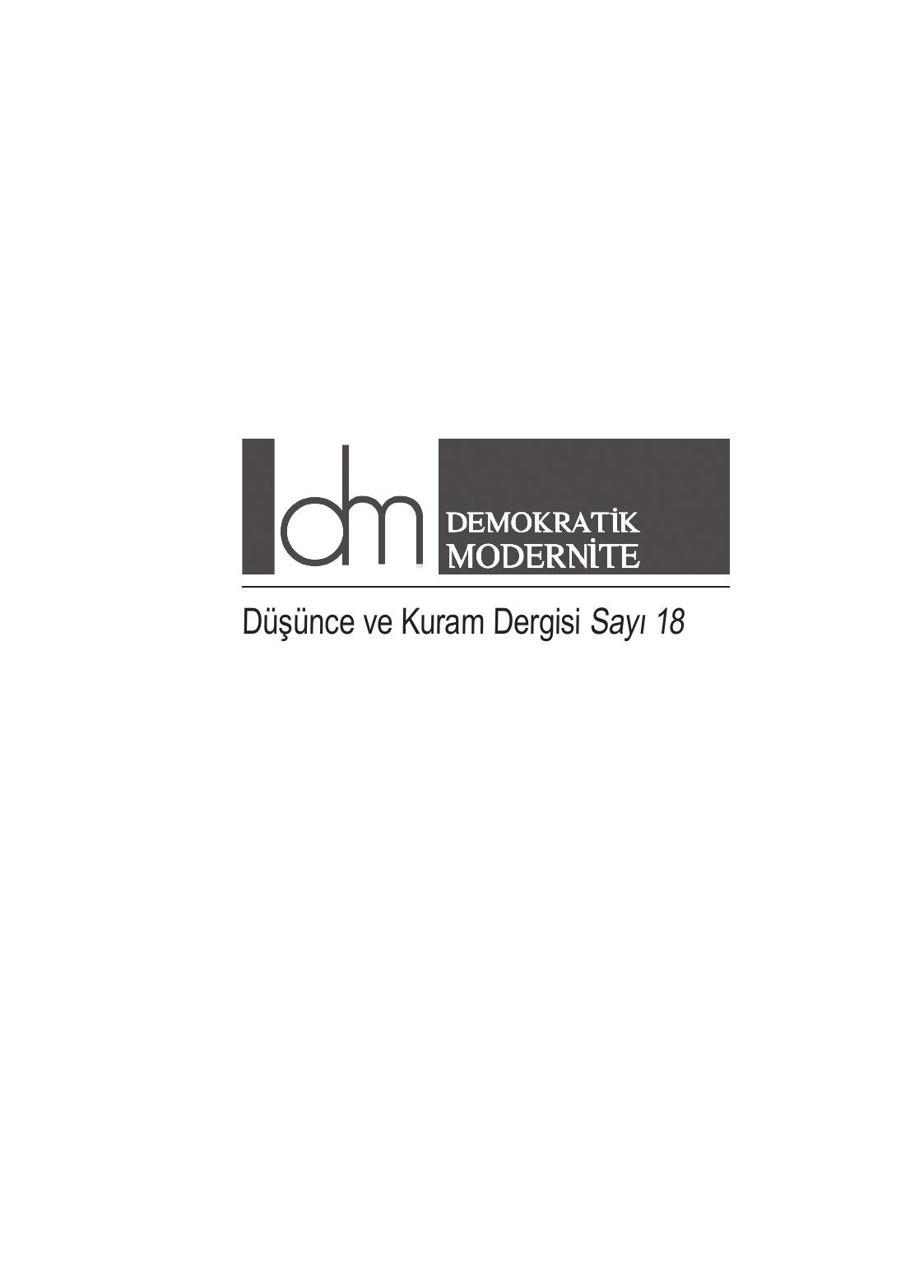 Demokratik Modernite