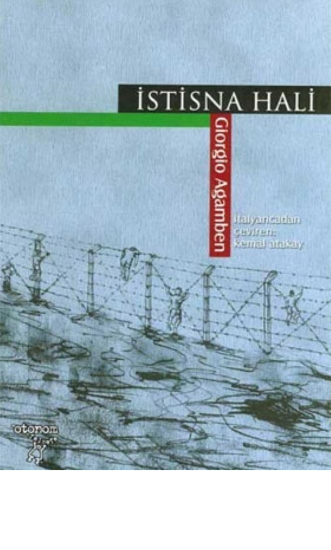 İstisna Hali - Giorgio Agamben