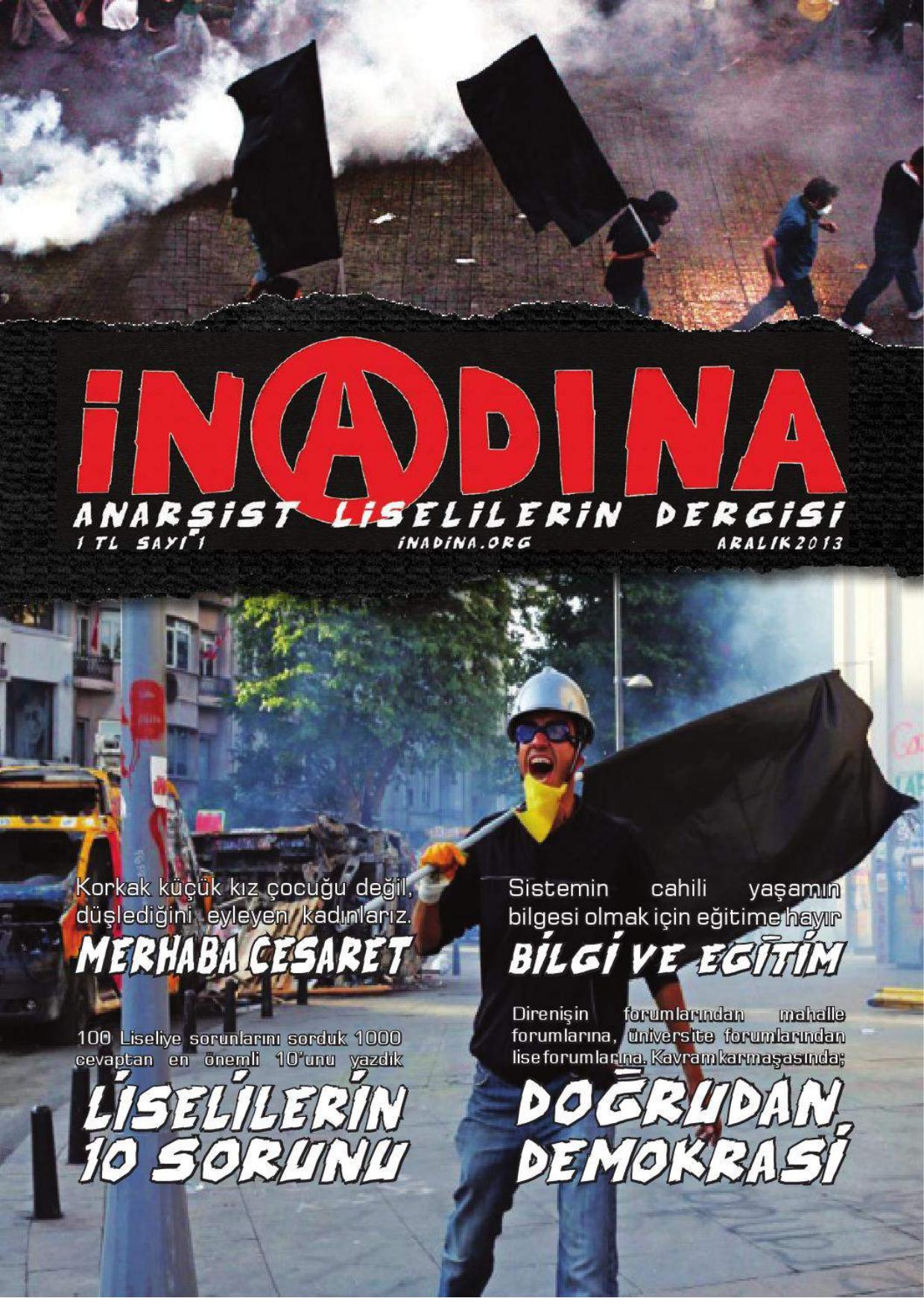 1. Sayı - Lise Anarşist Faaliyet
