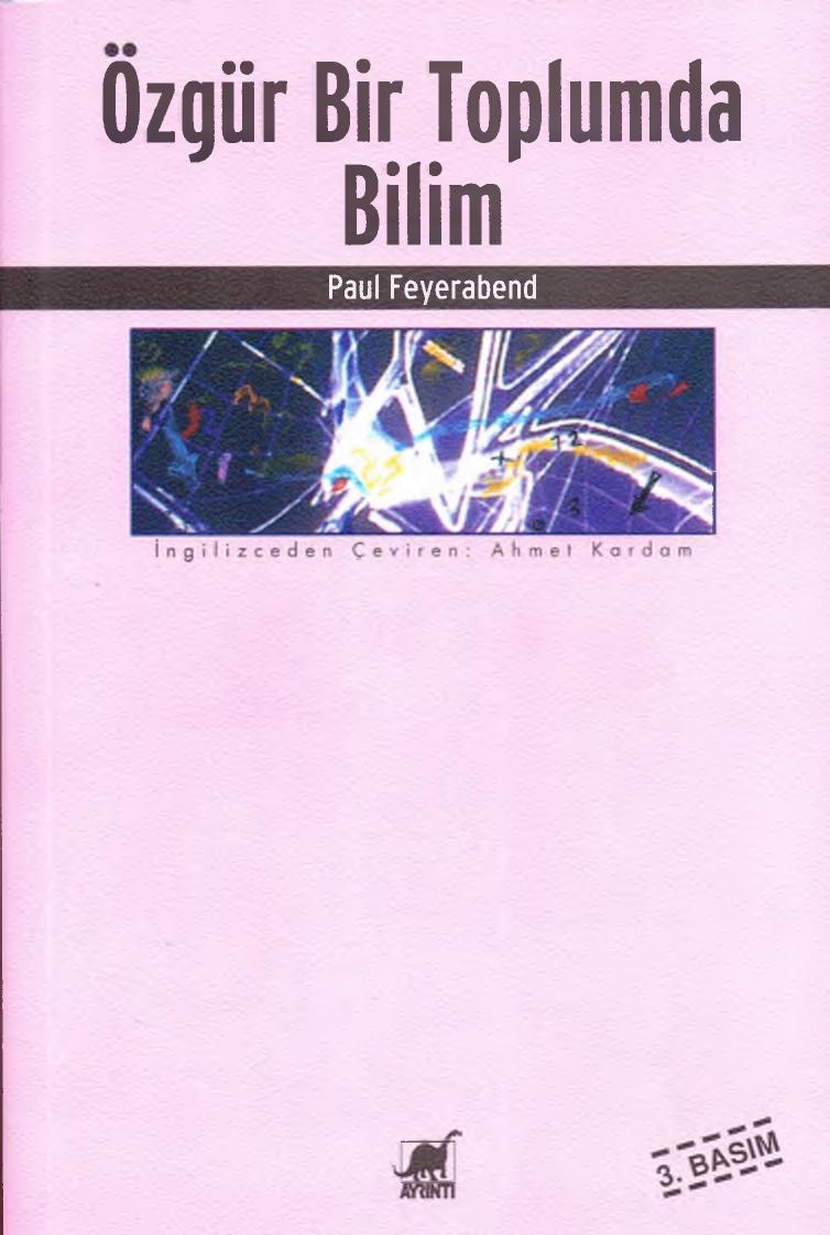 Özgür Bir Toplumda Bilim - Paul Feyerabend