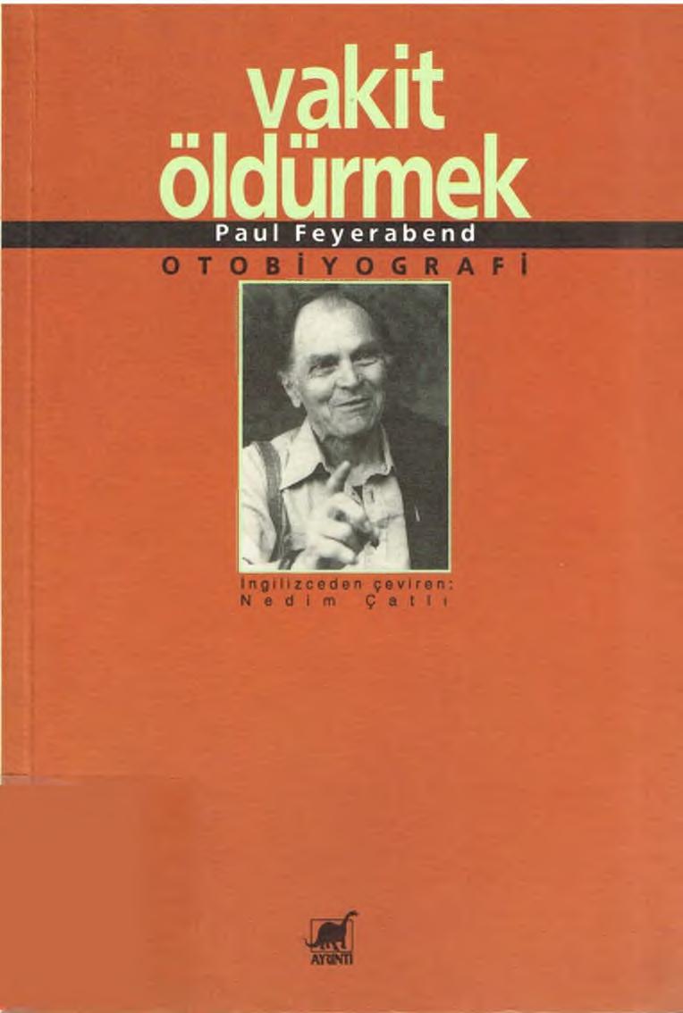 Vakit Öldürmek - Paul Feyerabend