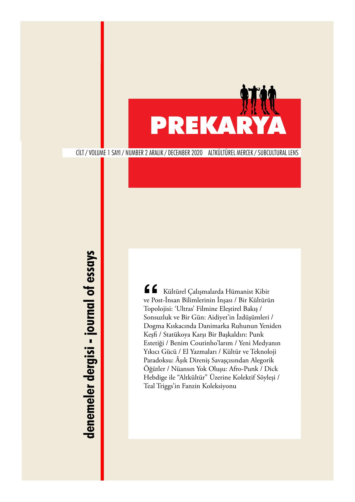 1. Sayı - Prekarya
