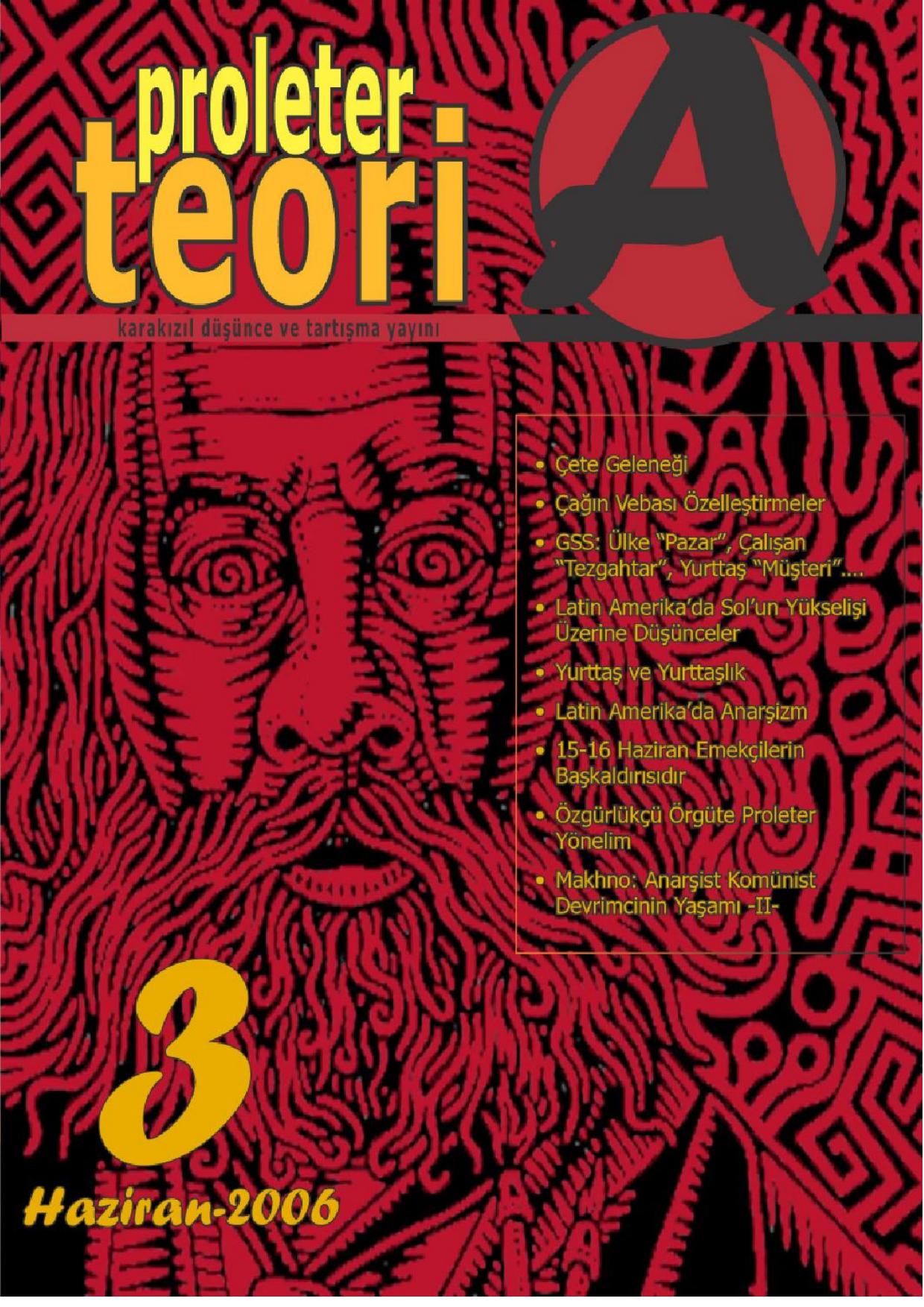 3. Sayı - Proleter Teori Dergisi