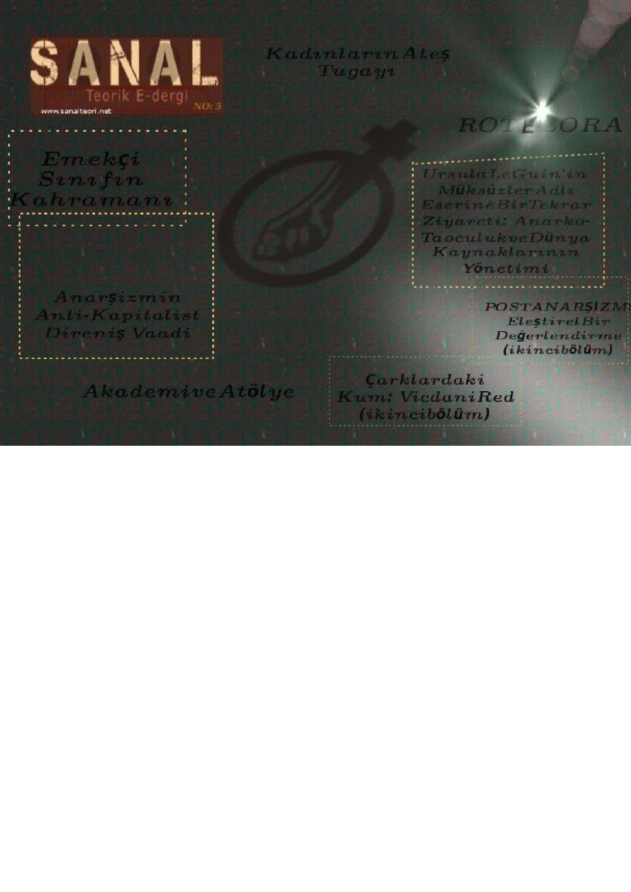 5. sayı - Sanal Teorik E-Dergi