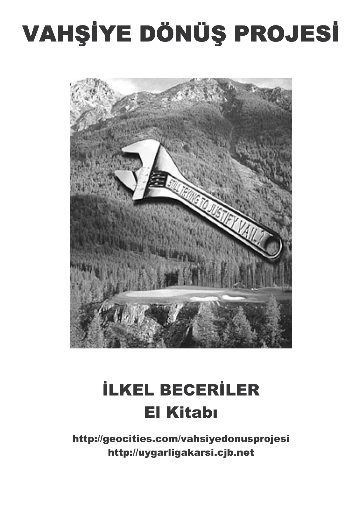 İlkel Beceriler El Kitabı - Vahşiye Dönüş Projesi