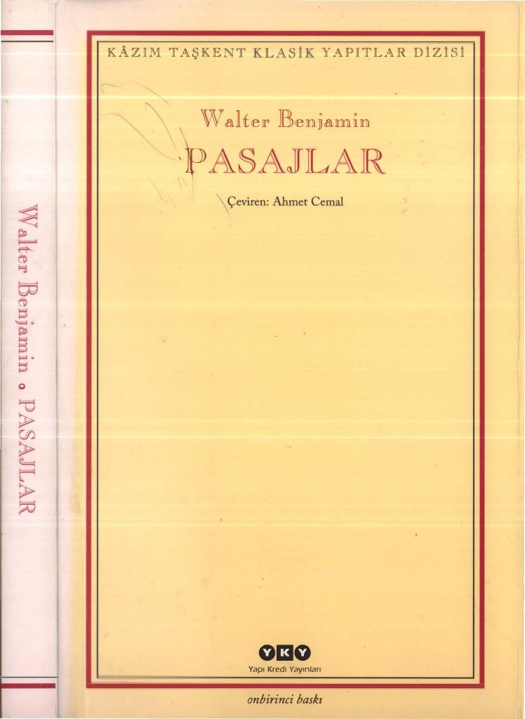 Pasajlar - Walter Benjamin